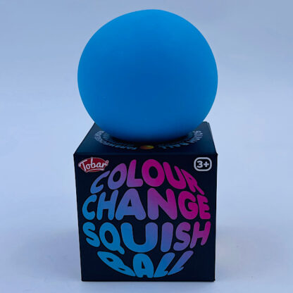 Colour Change Squish Ball Blå Tofu Bold Farveskift Stressbold Legetøj