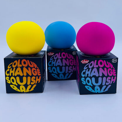 Colour Change Squish Ball Tofu Bold Farveskift Stressbold Legetøj