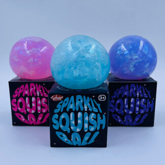 Squishy Stressbolde med Glimmer Sparkly Squish Ball Legetøj