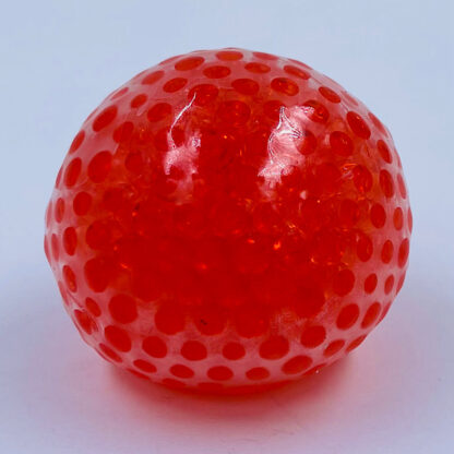 Stressbold med vandperler rød The Amazing Jellyball Legetøj