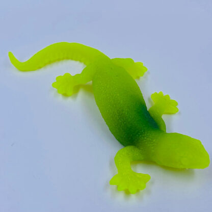 Colour Change Lizard Farveskift Firben Grøn Lysegrøn Stretchy Legetøj