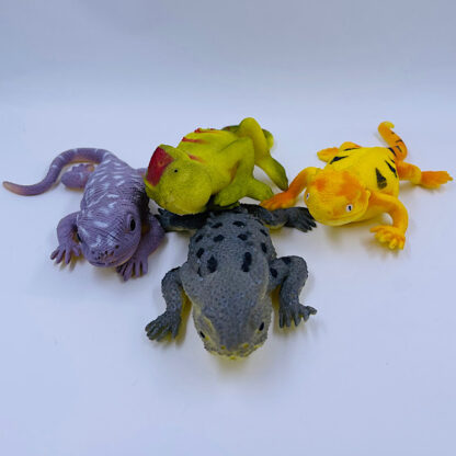 Lizards Colour Changing Firben Farveskift Reptiler Vildedyr Legetøj Små Gaver