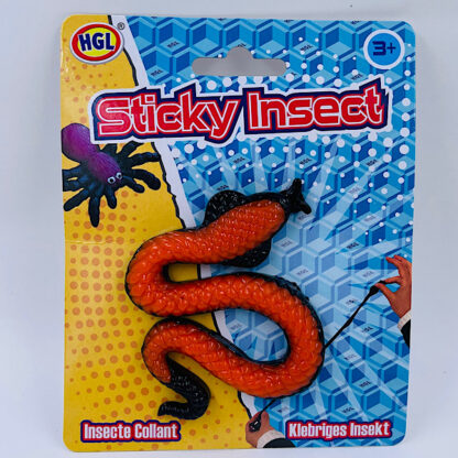 Stickey insect Klæbrige insekter og Kryb Orange Sjov Leg Små Gaver
