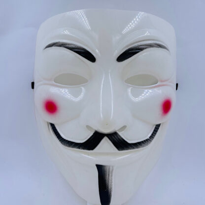 Guy Fawkes Maske V Maske Vendetta Maske Hvid Fastelavn Legetøj
