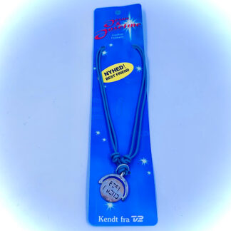 Jesus og Josefine Best Friend Halskæde Blå Lædersnor TV2 Julekalender Pakkekalender Kalendergaver